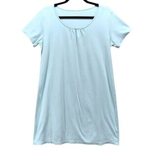 LL Bean Womens Sleep Dress Medium Supima Nightgown Sleepwear Comfy Loungewear